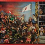 La imagen utilizada es una fotografía del retablo realizado por el artista Edilberto Jiménez inspirado en la masacre del 15 de diciembre de 2022 en Ayacucho. Fuente: https://huamangazo.pe/15-de-diciembre-el-documental-el-retablo-de-mi-protesta-se-estrena-en-ayacucho/